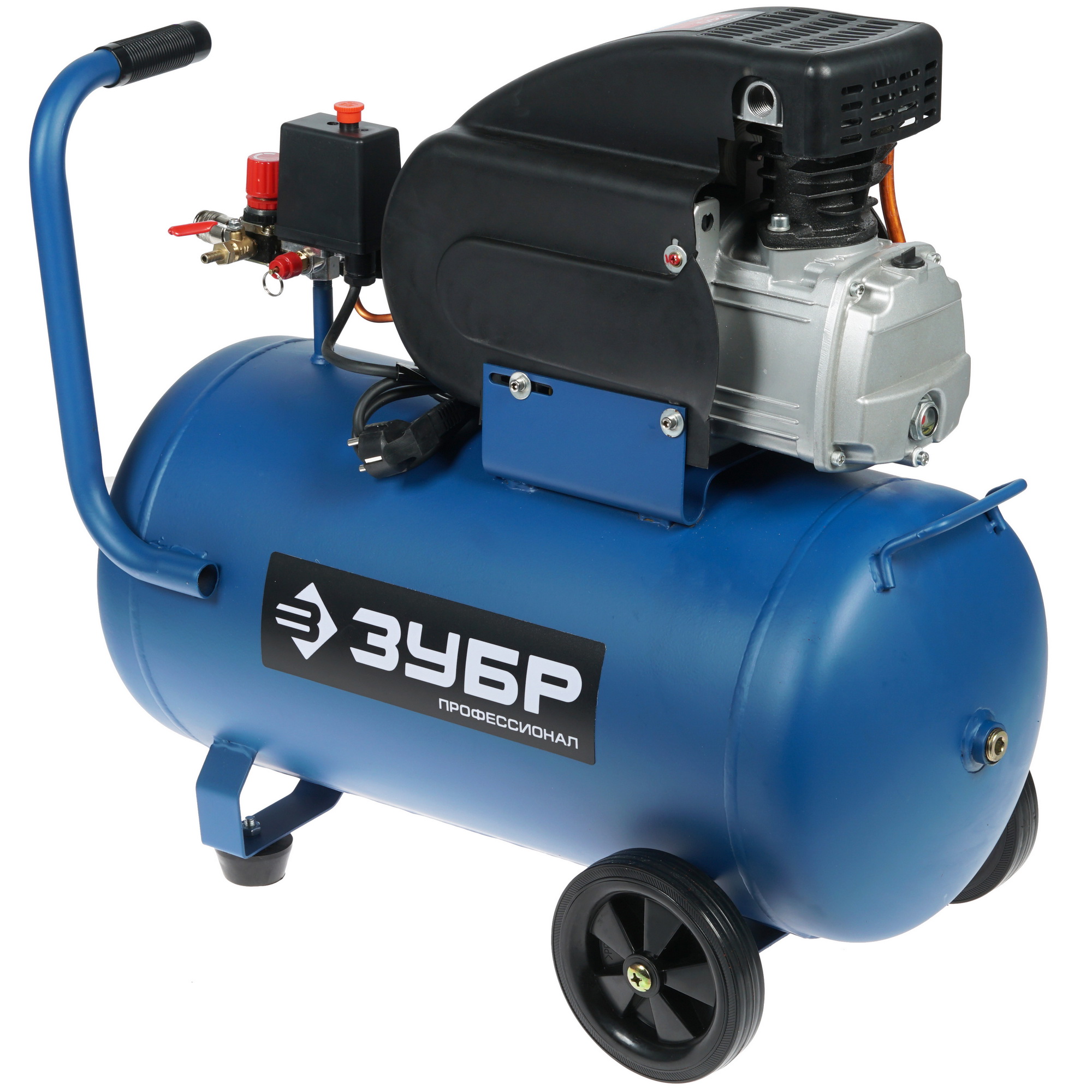 Компрессор поршневой масляный Зубр ЗКПМ-240-50-1.5 1264355 STDN-0124559 - Вид №1