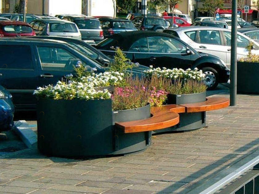 Metalco Кашпо для общественных мест из стали sun-id-1376451