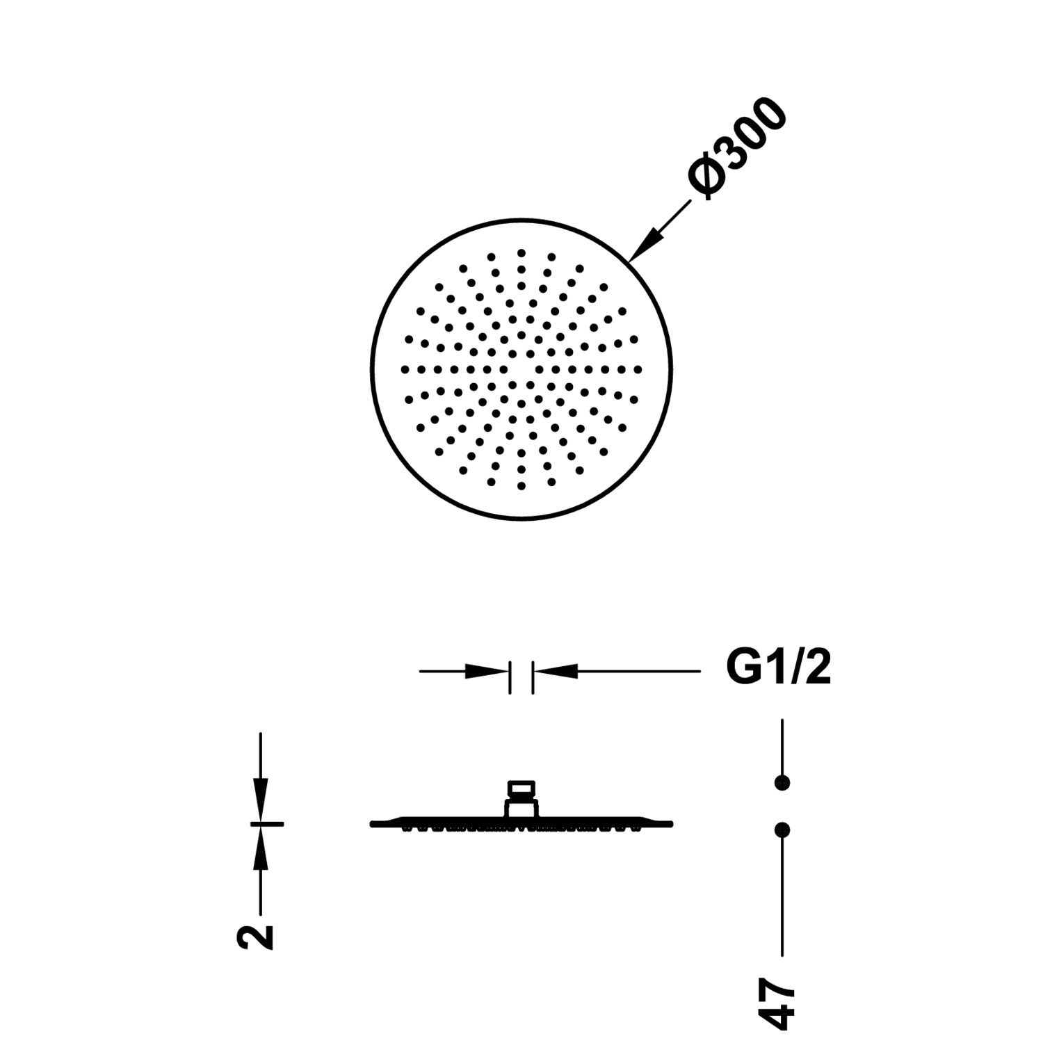 Насадка для душа-134315005 TRES Showers - Вид №1
