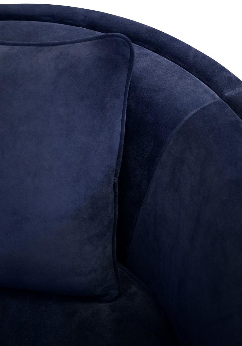 KOKET Кресло из ткани и латуни с подлокотниками Mandy sun-id-1482319 - Вид №7