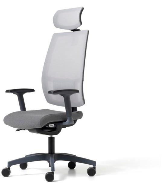 Diemme Офисный стул из 5-спицевой сетки с подголовником Lead sun-id-1470055 - Вид №1