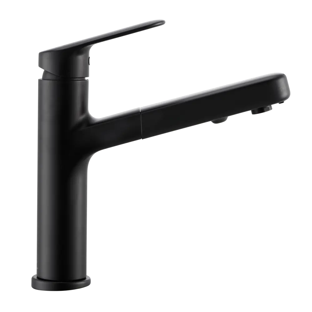 Кухонный смеситель DELINIA Icone чёрный матовый с аэратором 85317109 STLM-0871840 - Вид №5