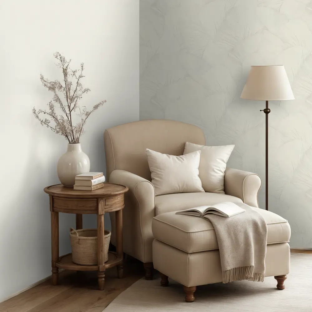 Обои флизелиновые Euro Decor Serena белые 1.06 м ED7344-00 STLM-2097186 - Вид №4