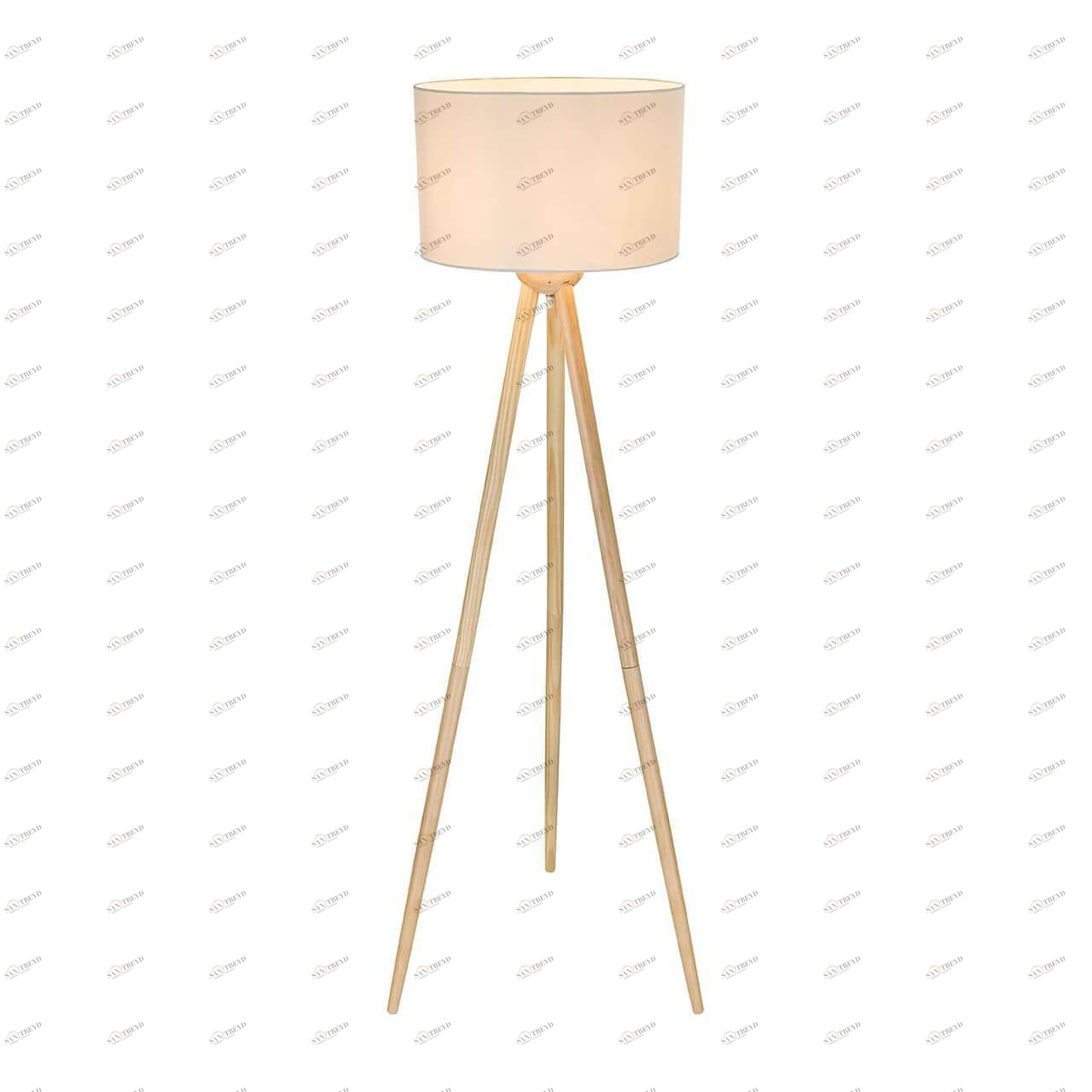 Торшер с абажуром 147х63 см белый Gregor 21515S GLOBO GREGOR 00-3889301 Бежевый;белый Ceramica Globo 