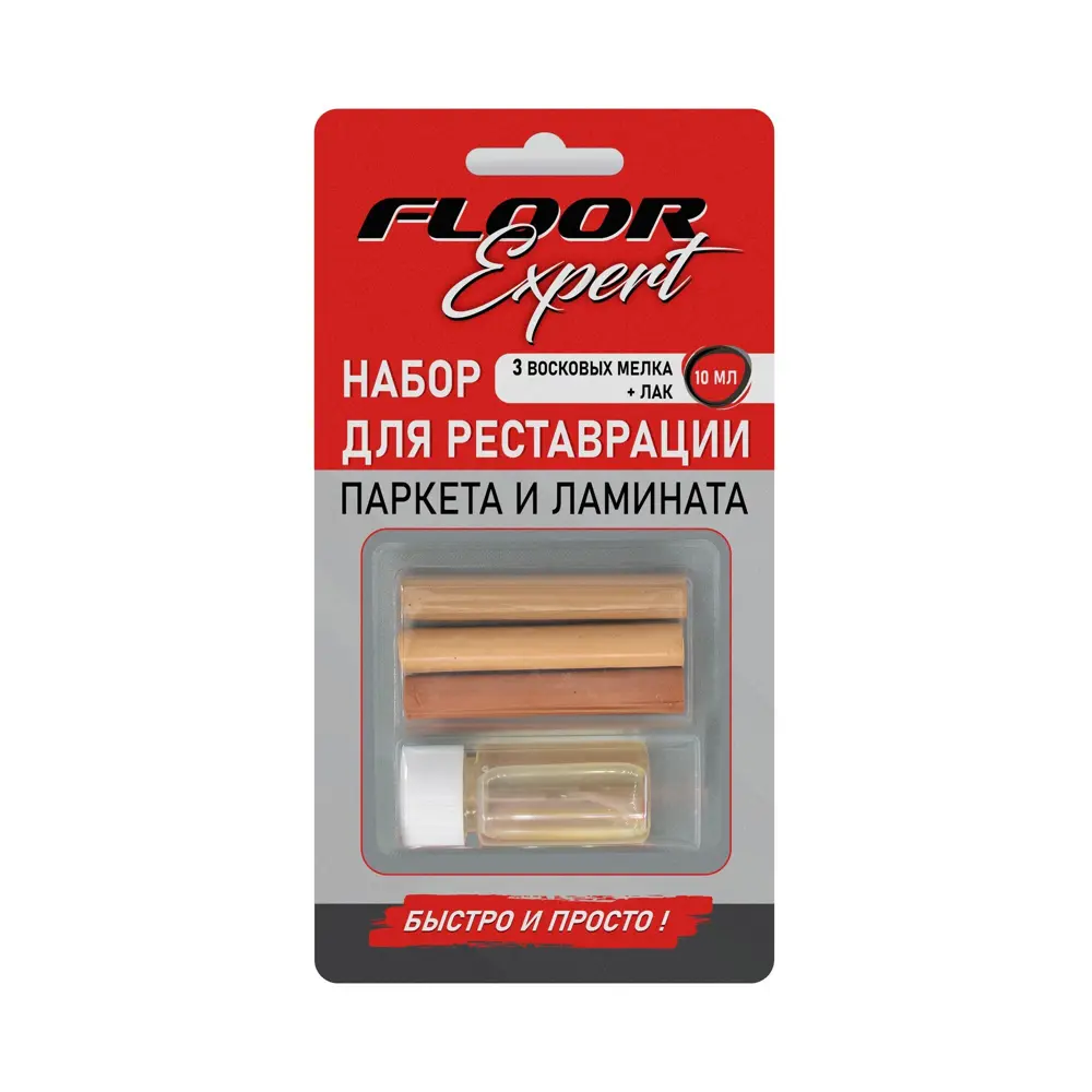 Восковые мелки и лак для паркета и ламината цвет коричневый Santreyd STLM-2059592 - Вид №1