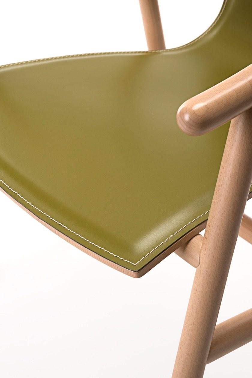 Wiener GTV Design Кожаное кресло с подлокотниками Magistretti sun-id-1499536 - Вид №1