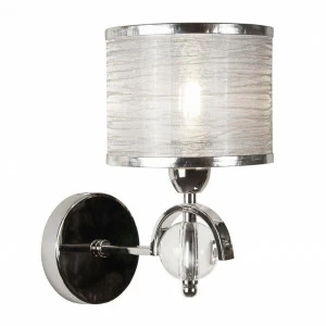 Бра настенное серебристое iLamp Chelsea Nickel W2400-1 ILAMP CHELSEA 00-3949141 Серебро