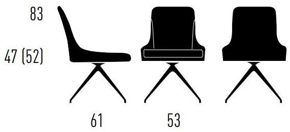 KFF Мягкое вращающееся кресло на жердочке Youma casual sun-id-1509958 - Вид №3