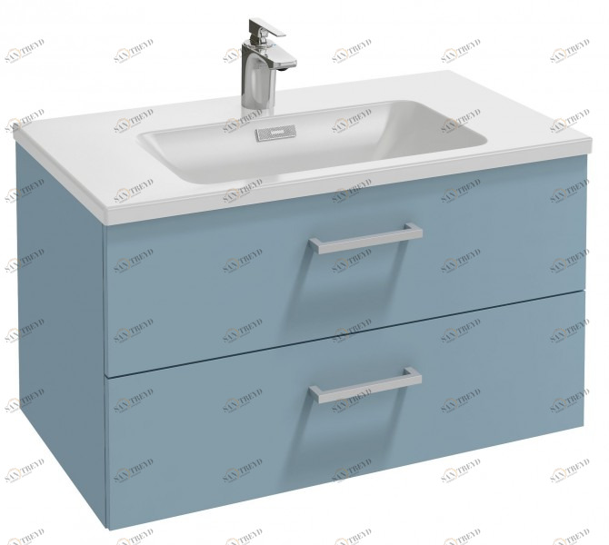 EB2078-XX-N09 Мебель для раковины-столешницы 80 см, изогнутые ручки Jacobdelafon VOX Santreyd