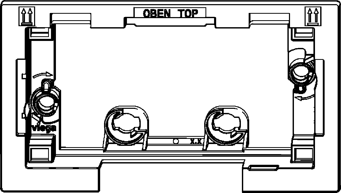 Viega Установочная рамка для унитаза 8580.5 (789251) 789 251 - Вид №1