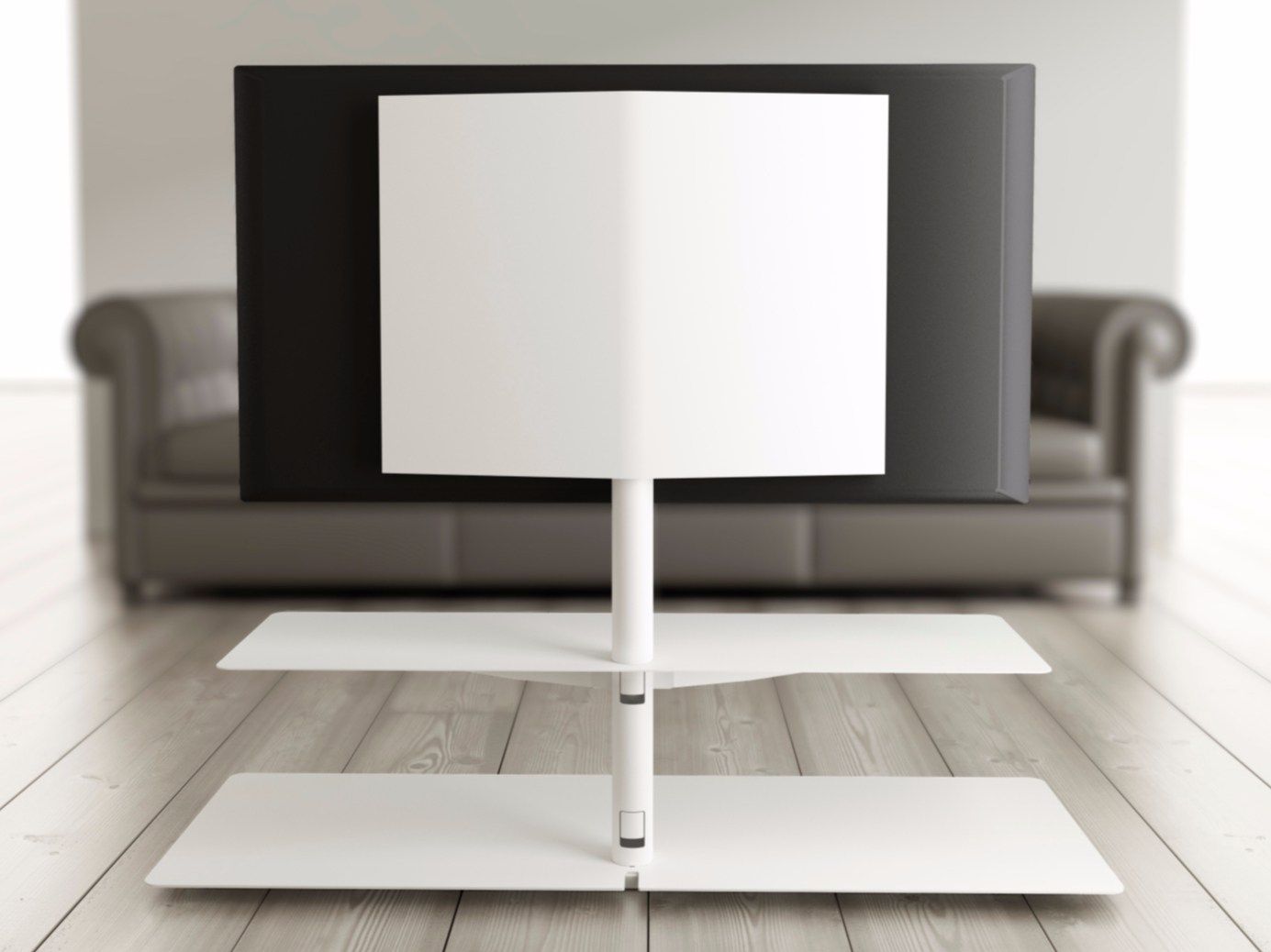 Напольная металлическая подставка для монитора / телевизора Systemtronic SITA ARCH-00020905 - Вид №3