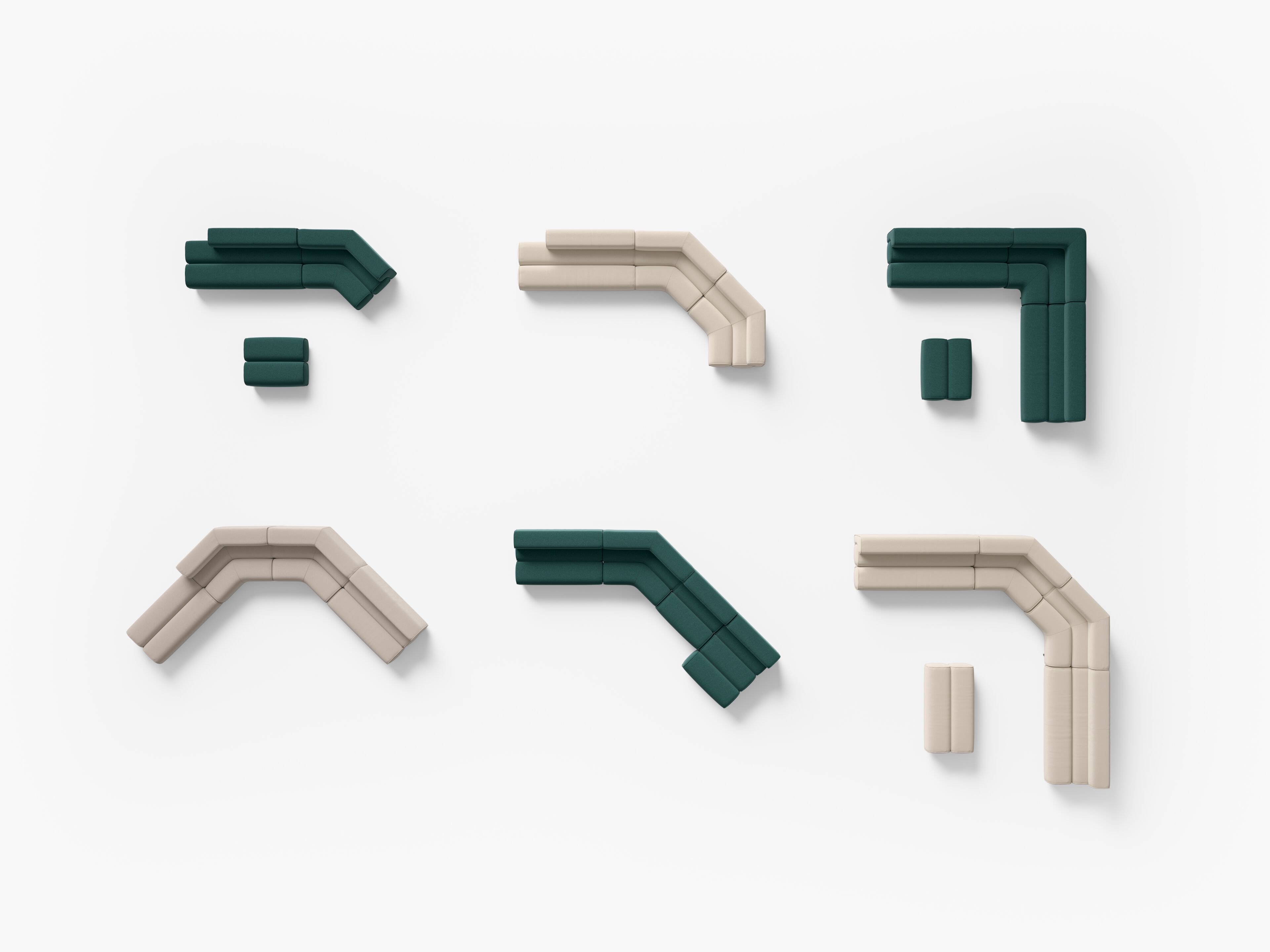 Модульный тканевый диван Desalto Unlimited ARCH-00086167 - Вид №5