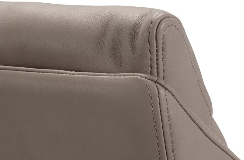 Duvivier Canapés Кожаное кресло в современном стиле со съемным чехлом с подлокотниками  Melcxd11  - Вид №3