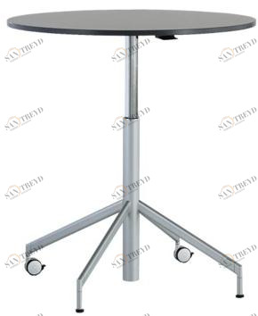 Wiesner-Hager Круглый регулируемый по высоте стол с колесами Veron sun-id-1459502