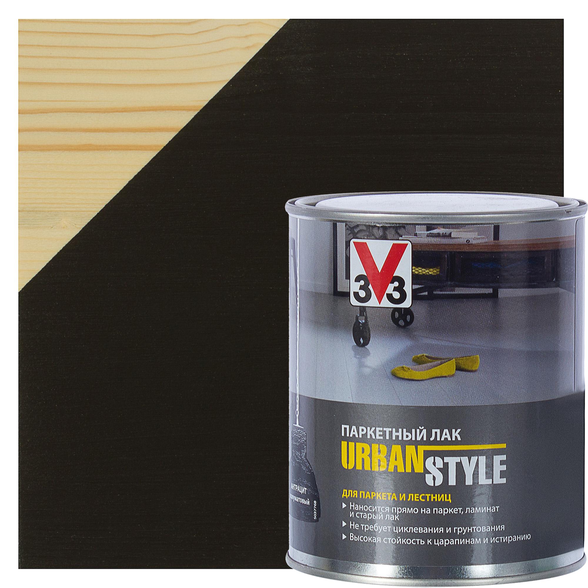 18557456 Лак V33 Urban style цвет антрацит 0.75 л Santreyd 