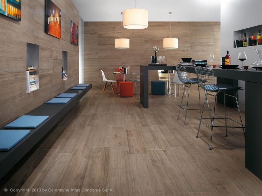 Atlas Concorde Настенная плитка из керамогранита под дерево для интерьера Etic sun-id-1414393 - Вид №1