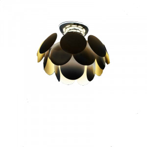 086377 Потолочный светильник C68 черно-золотой Marset Discoco