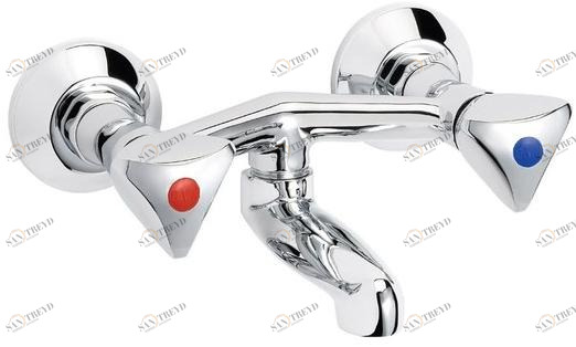 rvb Смеситель для ванны настенный на 2 отверстия Trio 1001.11.60