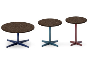 Круглый журнальный столик из пробки