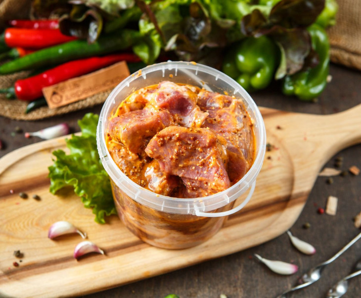 6269 Шашлык из свиной шейки в горчично-медовом маринаде Вкусляндия  - Вид №3