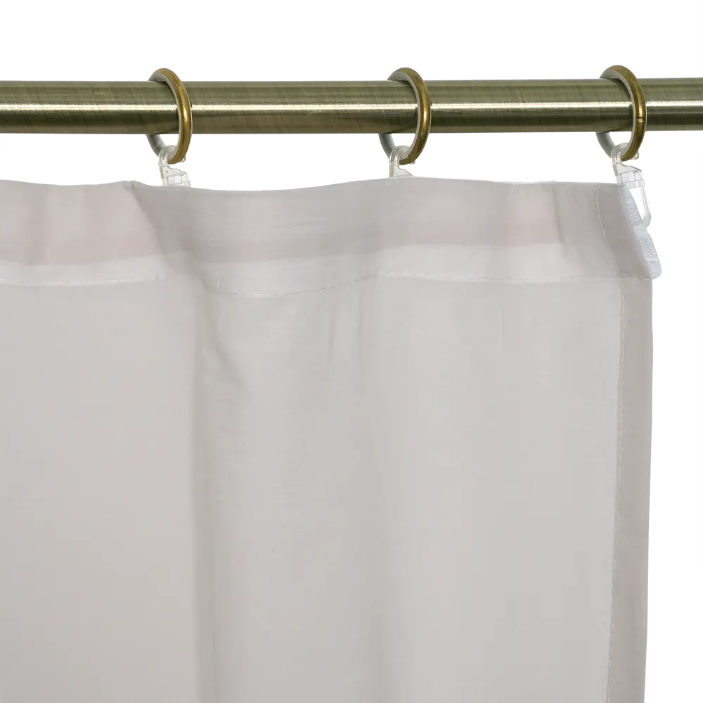 Тюль на ленте «Лён», 400х300 см, цвет экрю AMORE MIO STLM-2133035 - Вид №4