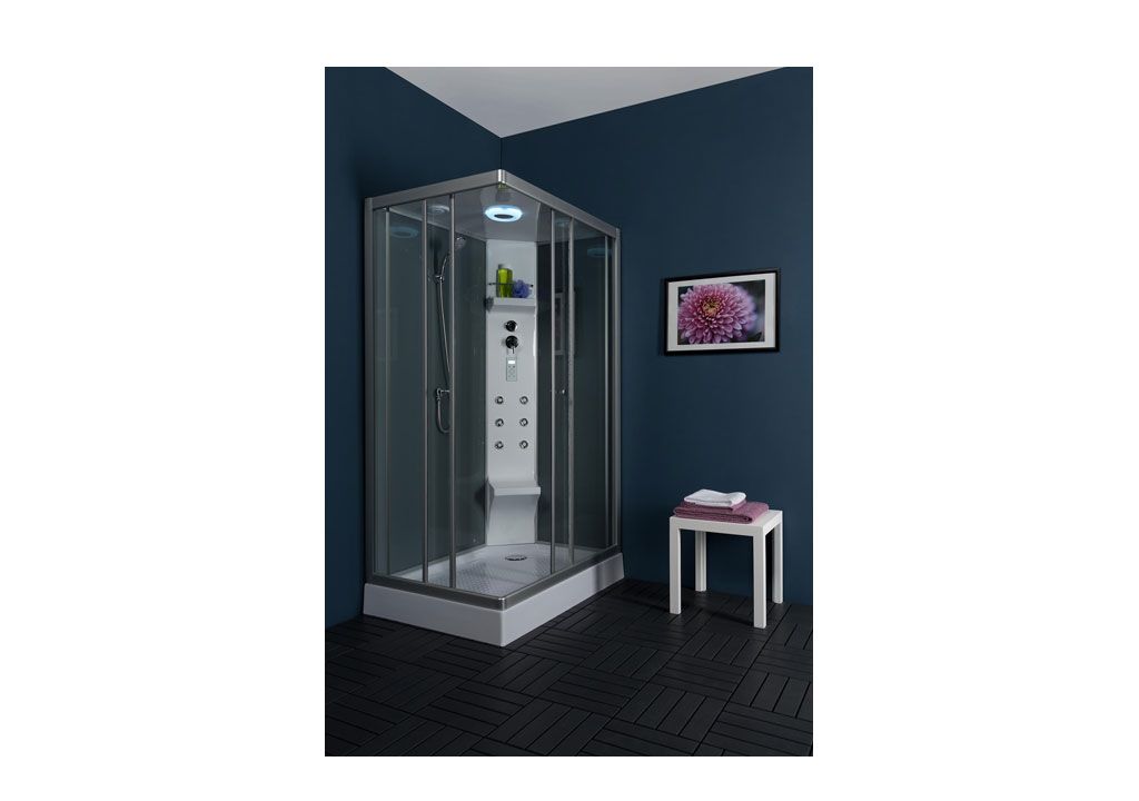Душевая кабина Aquanet Antares R 120x85, прозрачное стекло 00171617 - Вид №1
