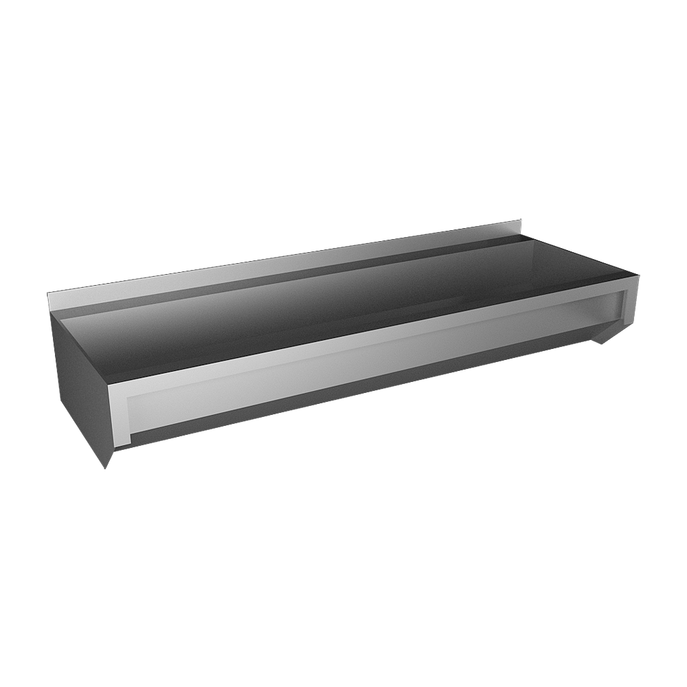 73103 Нержавеющий подвесной желоб без облицовки, AISI 316L, 1250 мм SANELA 