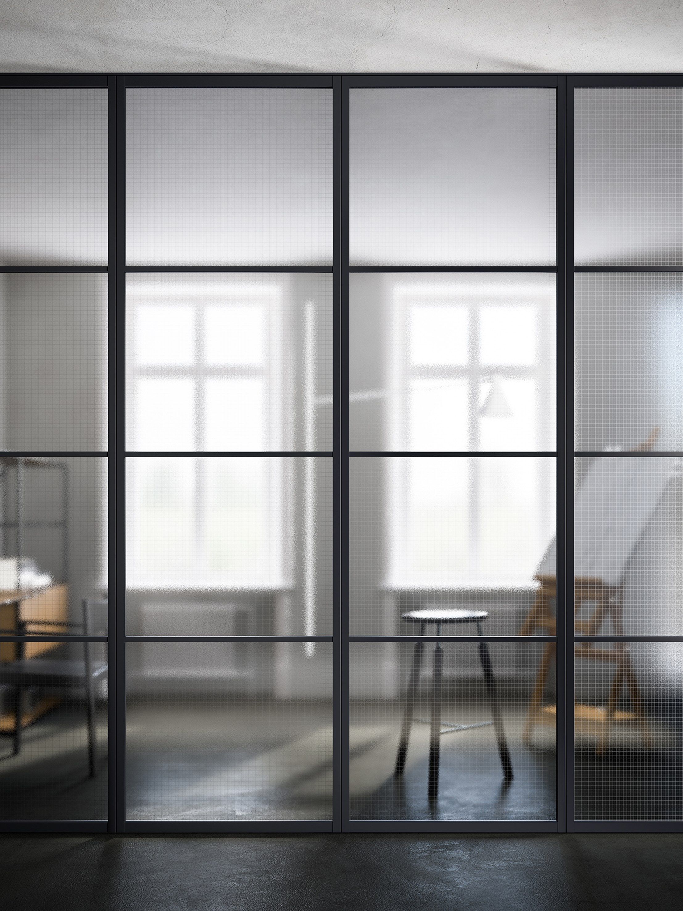 Стеклянная книжная дверь ADL мастерская ARCH-00051153 - Вид №1