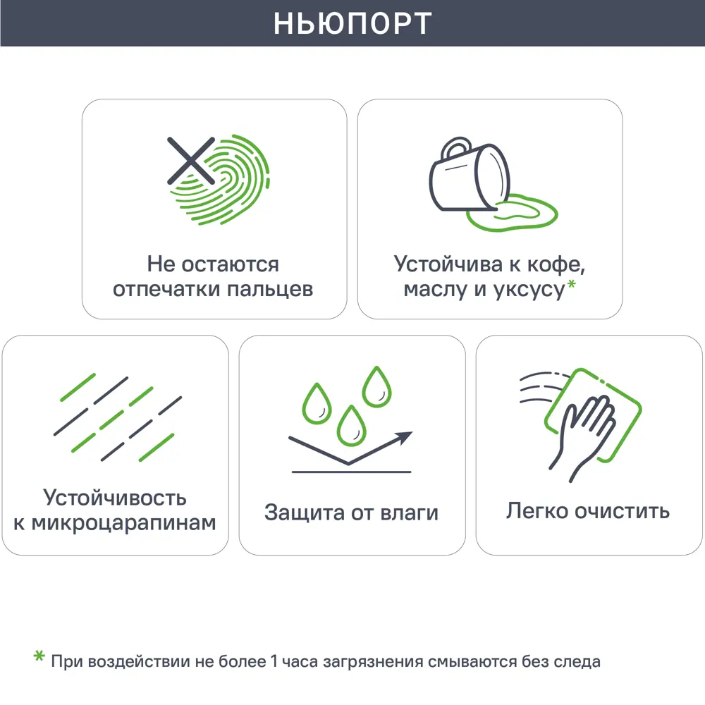 Фальшпанель для кухонного шкафа Ньюпорт 58x77 см KONSENSA цвет топо Ньюпорт Топо STLM-2078584 - Вид №3