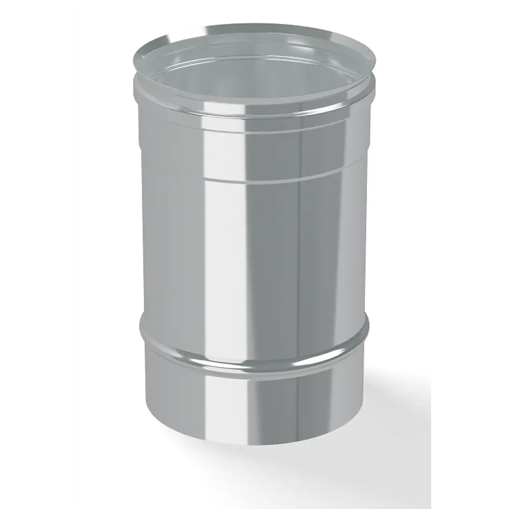 Труба для дымохода Коракс D110 0.25 м нержавеющая сталь 0.5 мм STLM-2197160