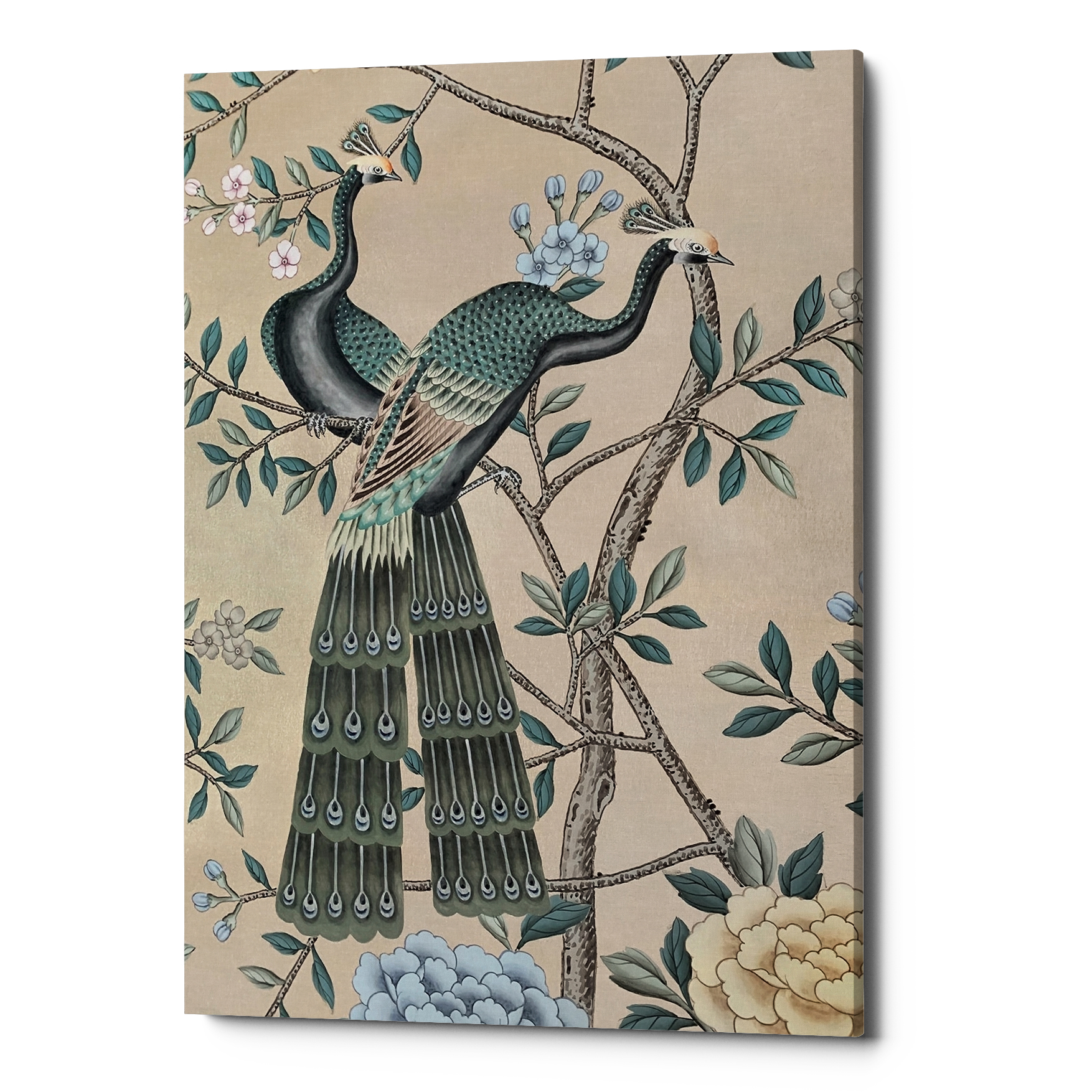 21060724 Картина «Императорский павлин», версия 3 (холст, галерейная натяжка) Object Desire 