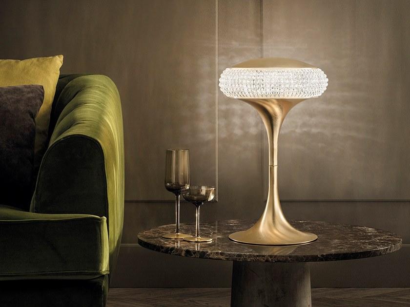 Masiero Настольная лампа из металла с кристаллами swarovski® Cristalis sun-id-1357301 - Вид №1