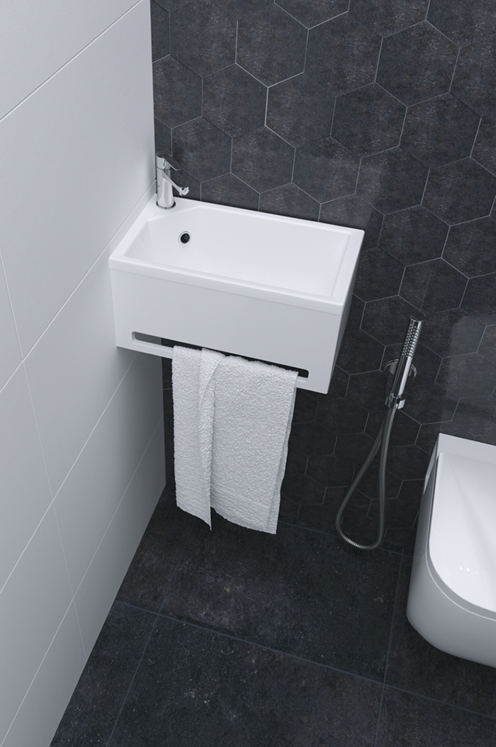 У86733 Панель с раковиной Tiny XS MINI L 1 Marka Tiny