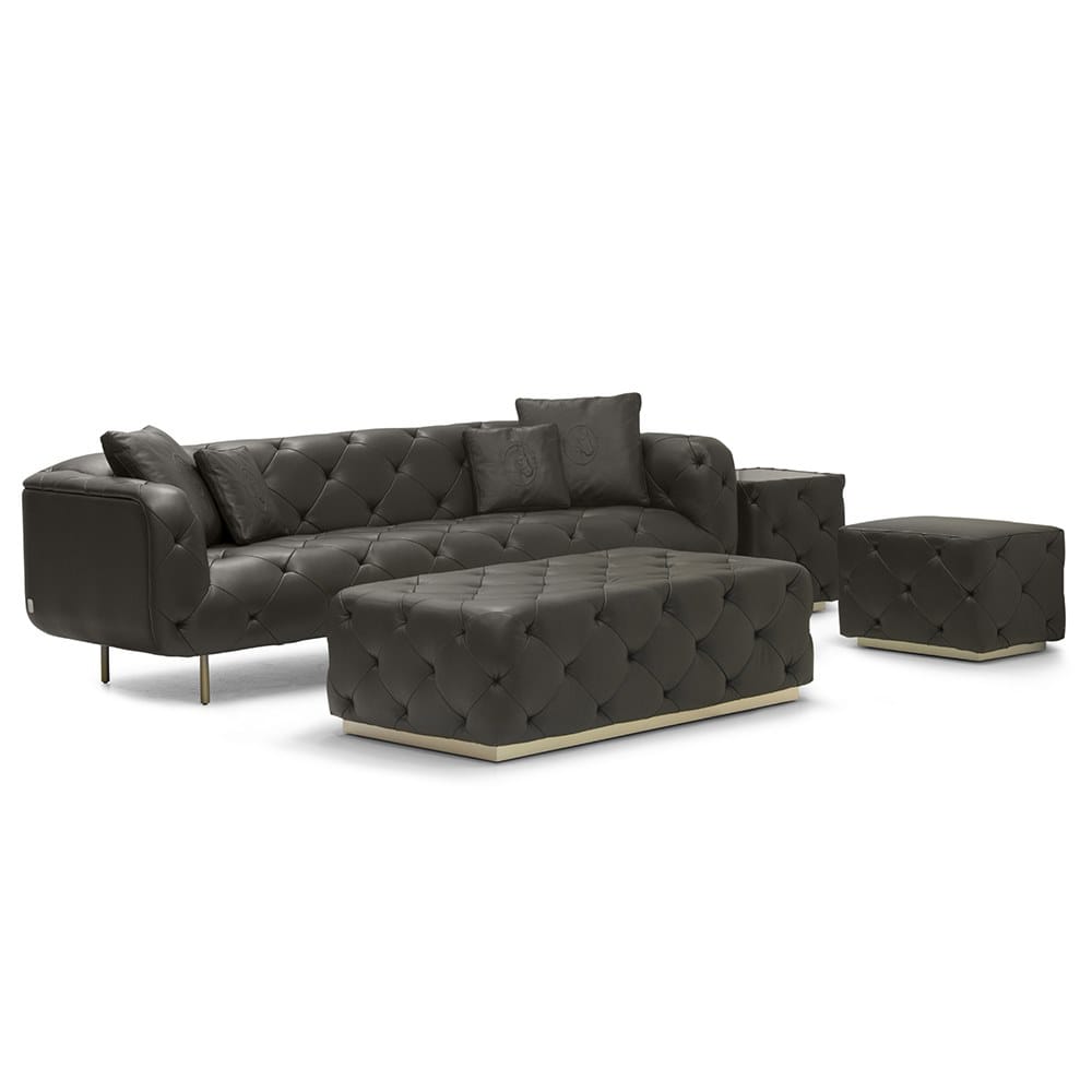 3-местный бархатный диван capitonné Formitalia Overseas ARCH-00133193 - Вид №9