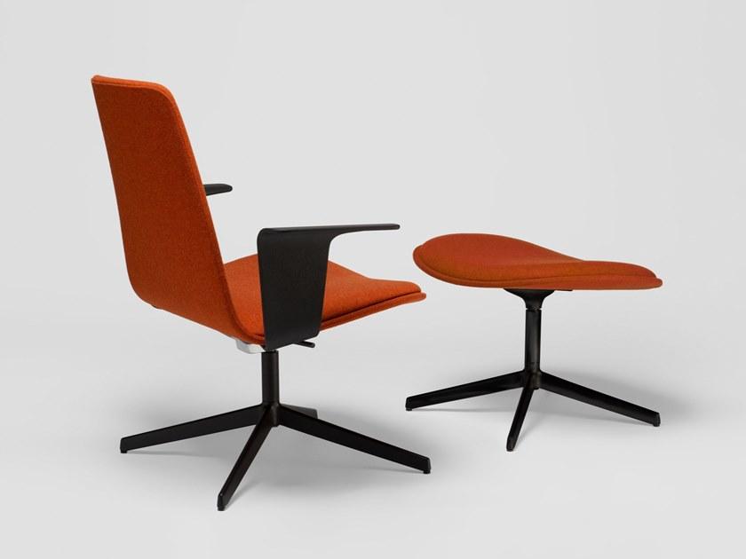 ENEA Кресло из ткани с 4 спицами и подлокотниками Lottus lounge sun-id-1427539 - Вид №2