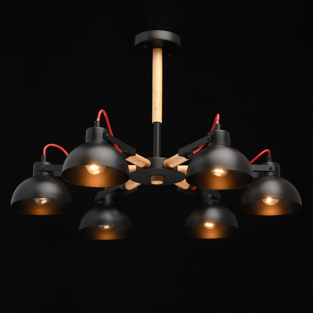 Потолочная люстра MW-Light Форест 3 693010706 MW-LIGHT ДИЗАЙНЕРСКИЕ, ФОРЕСТ 184226 Черный  - Вид №3