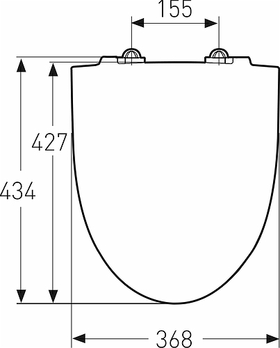 Z9119700001 Крышка сиденье для унитаза IDO Glow - Вид №6