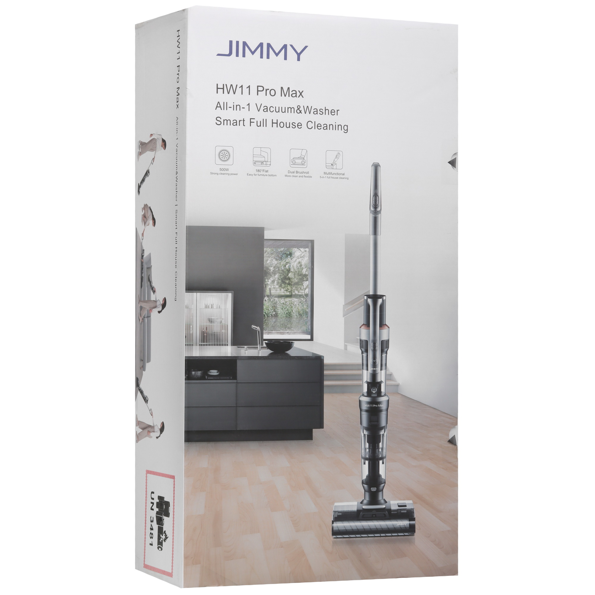 5465858 Моющий пылесос  вертикальный  Jimmy HW11 Pro Max  серый STDN-0089267 - Вид №16