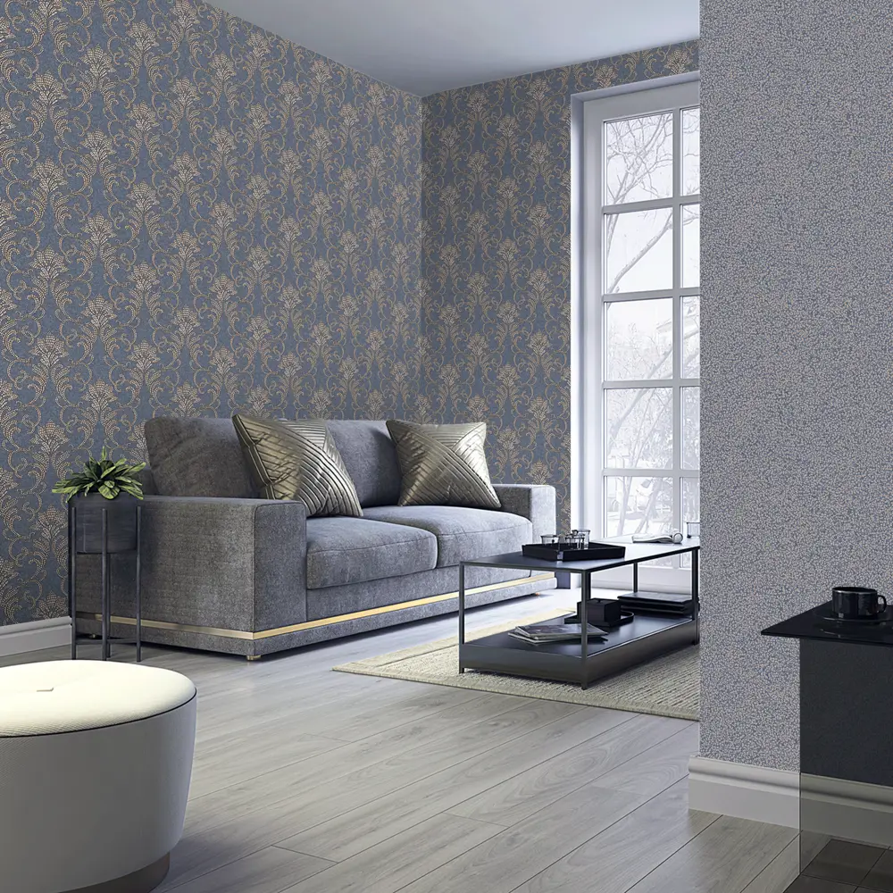 Обои флизелиновые Erismann Neochic синие 1.06 м 60060-06 STLM-2037449 - Вид №2