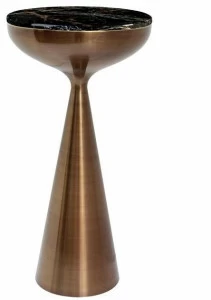 Malabar Круглый журнальный столик из латуни