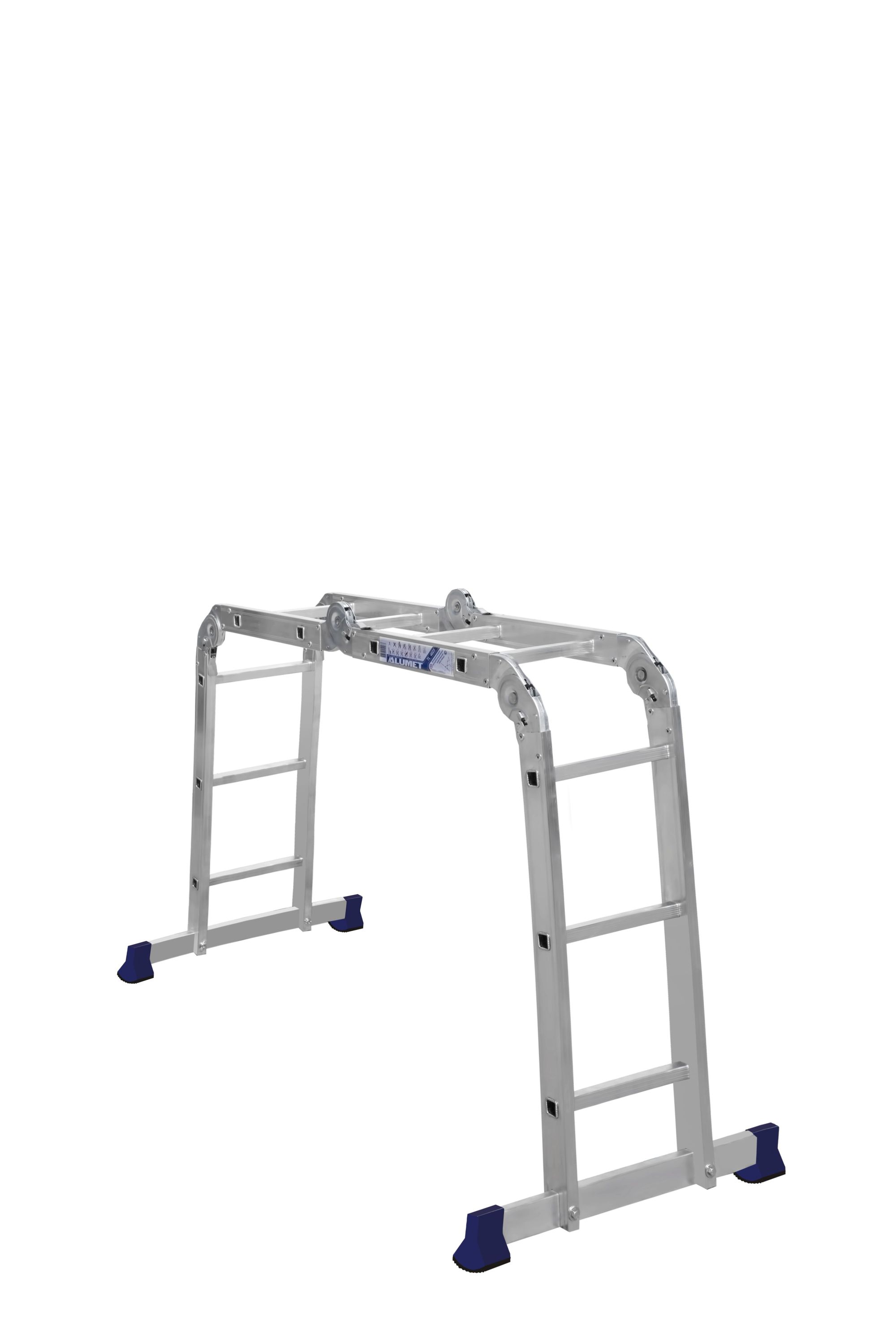 Алюминиевая четырехсекционная шарнирная универсальная лестница (трансформер) TL 4023 ALUMET  - Вид №1