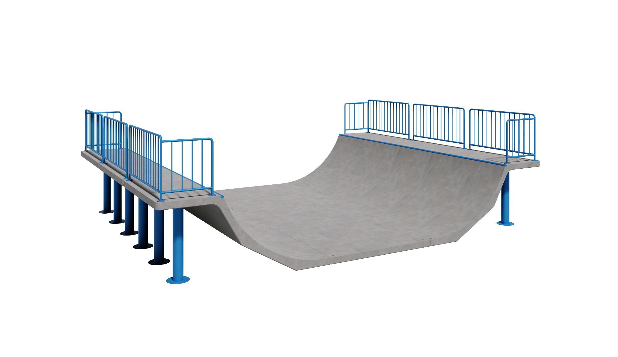 Бетонная спортивная рампа amop Suba Ramps ARCH-00035844 - Вид №8