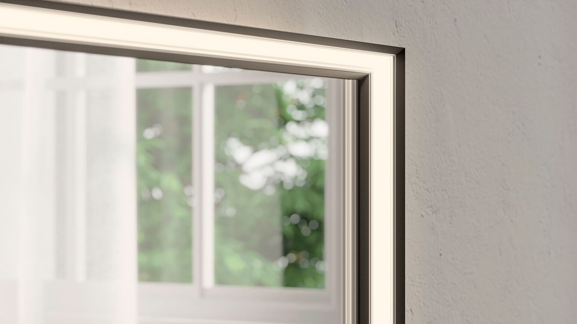 Зеркало со встроенным освещением для ванной комнаты INDA® PIRANO + ARCH-00100076 - Вид №4