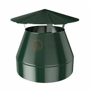 Оголовок-зонт LAVA 130/200 мм. зеленый (6005)