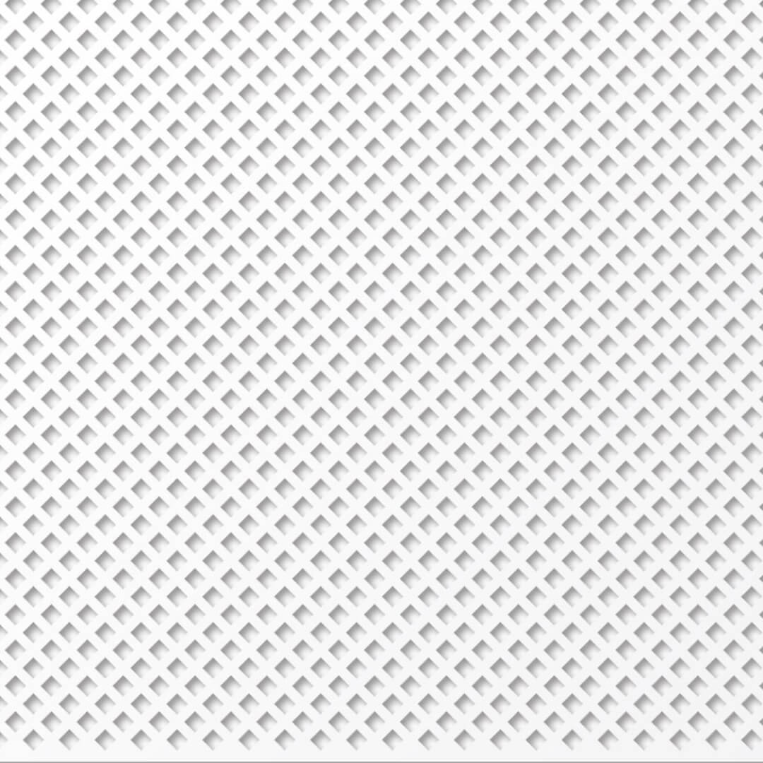 Панель декоративная перфорированная без рамки 1112х512 мм Глория белый STELLA STSR-173 - Вид №1