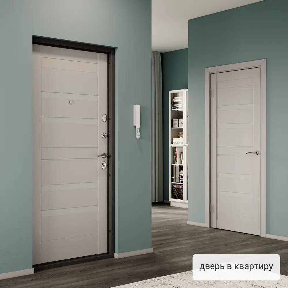 Дверь входная металлическая Страйд Linea 860 мм левая цвет серый TOREX STLM-2184319 - Вид №16