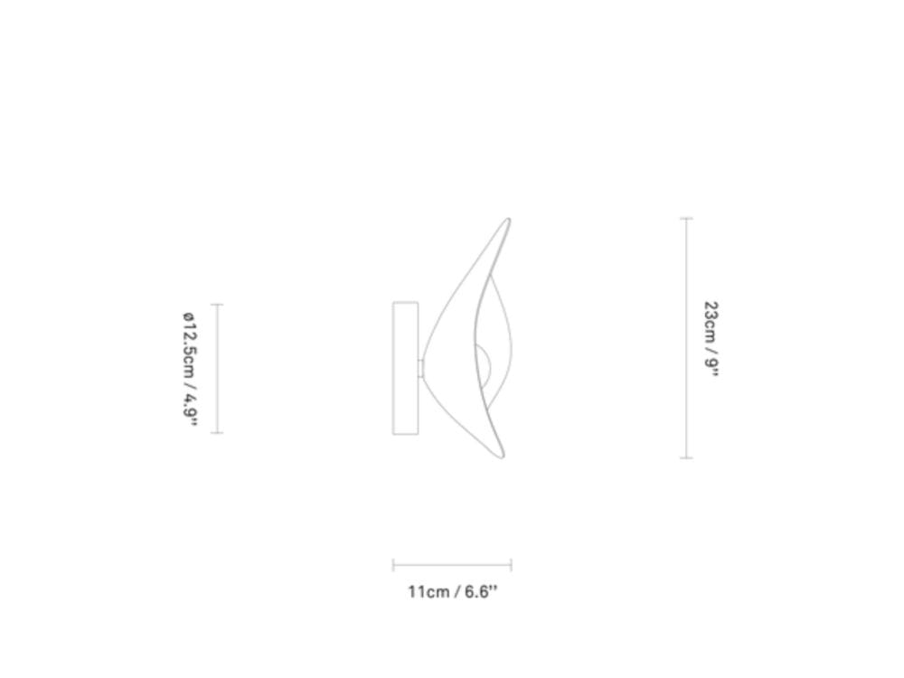 Металлический настенный светильник Nuura Florii ARCH-00058423 - Вид №4
