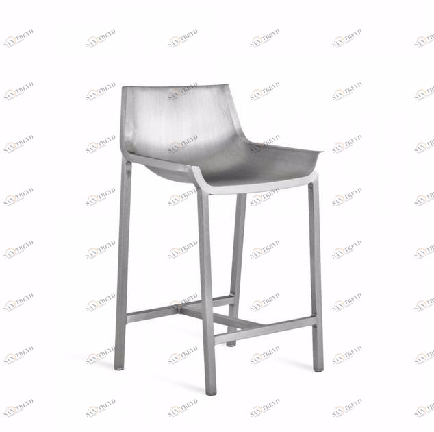 Emeco Табурет садовый алюминиевый со спинкой Sezz sun-id-1432673