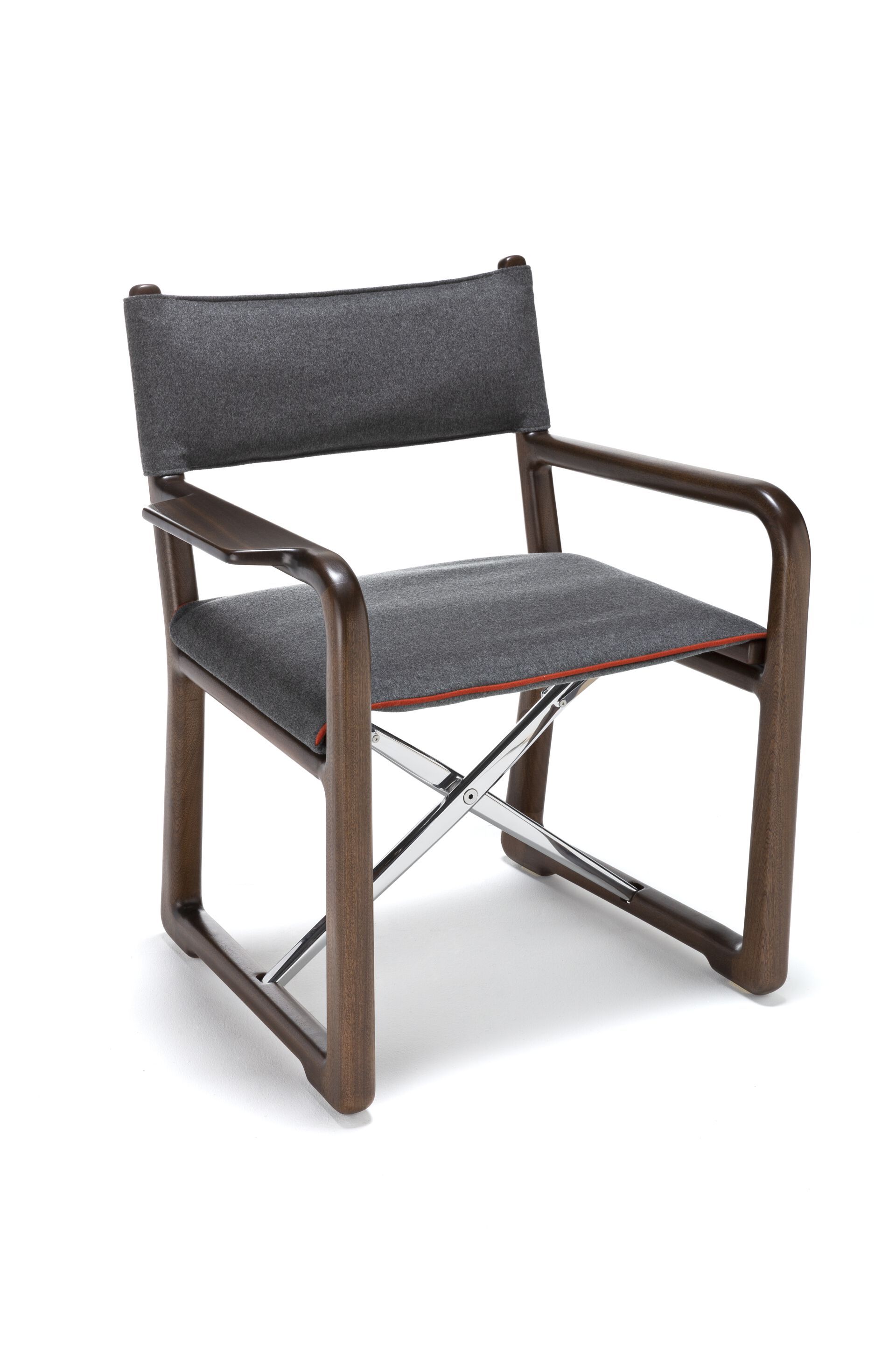 Складной стул директора из красного дерева и ткани Exteta Loro Piana Interiors, Delight Chairs St. Moritz от Exteta ARCH-00073041 - Вид №3