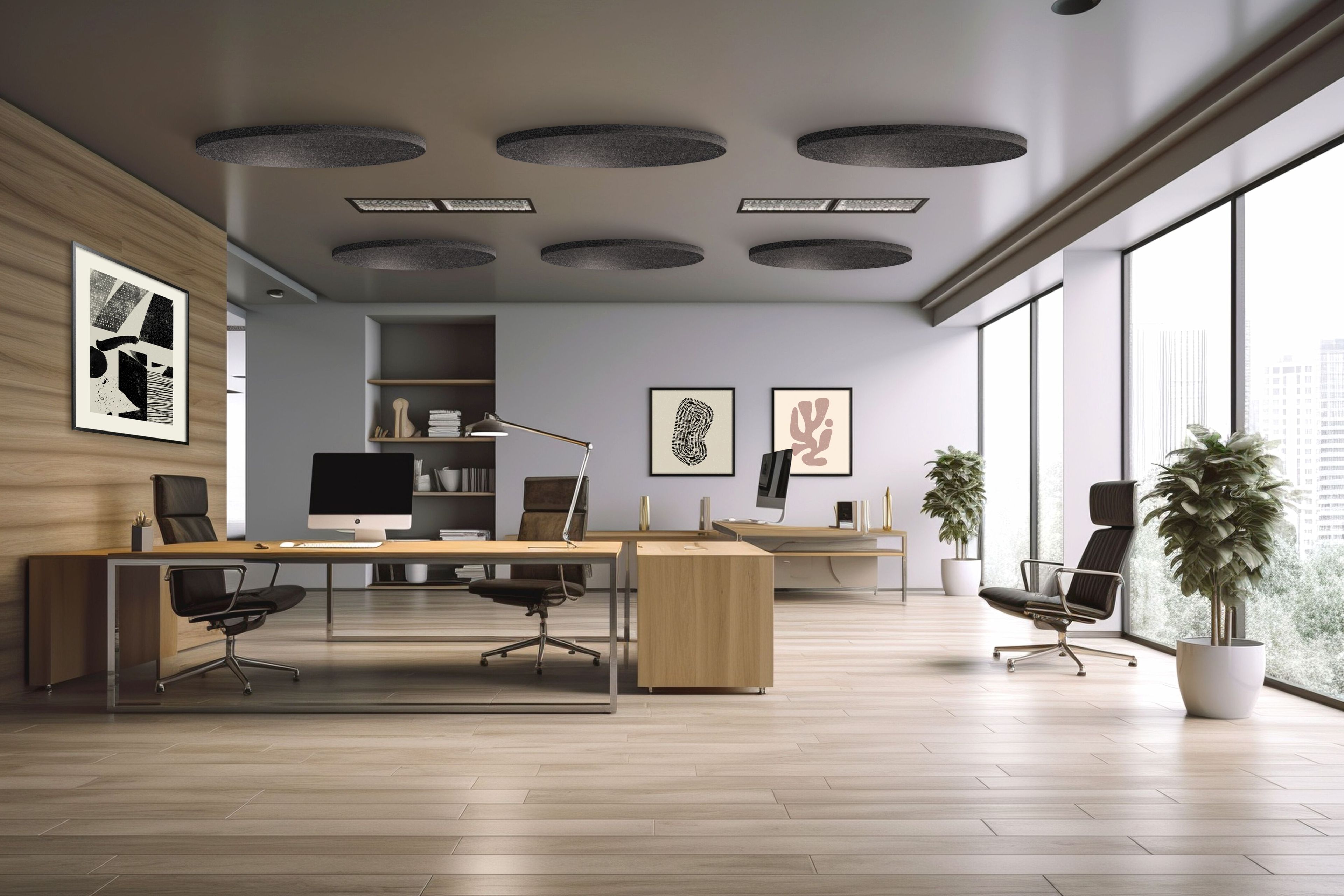 Рециркулированная акустическая панель любимчика Tecsound PureKustik ARCH-00037015 - Вид №1